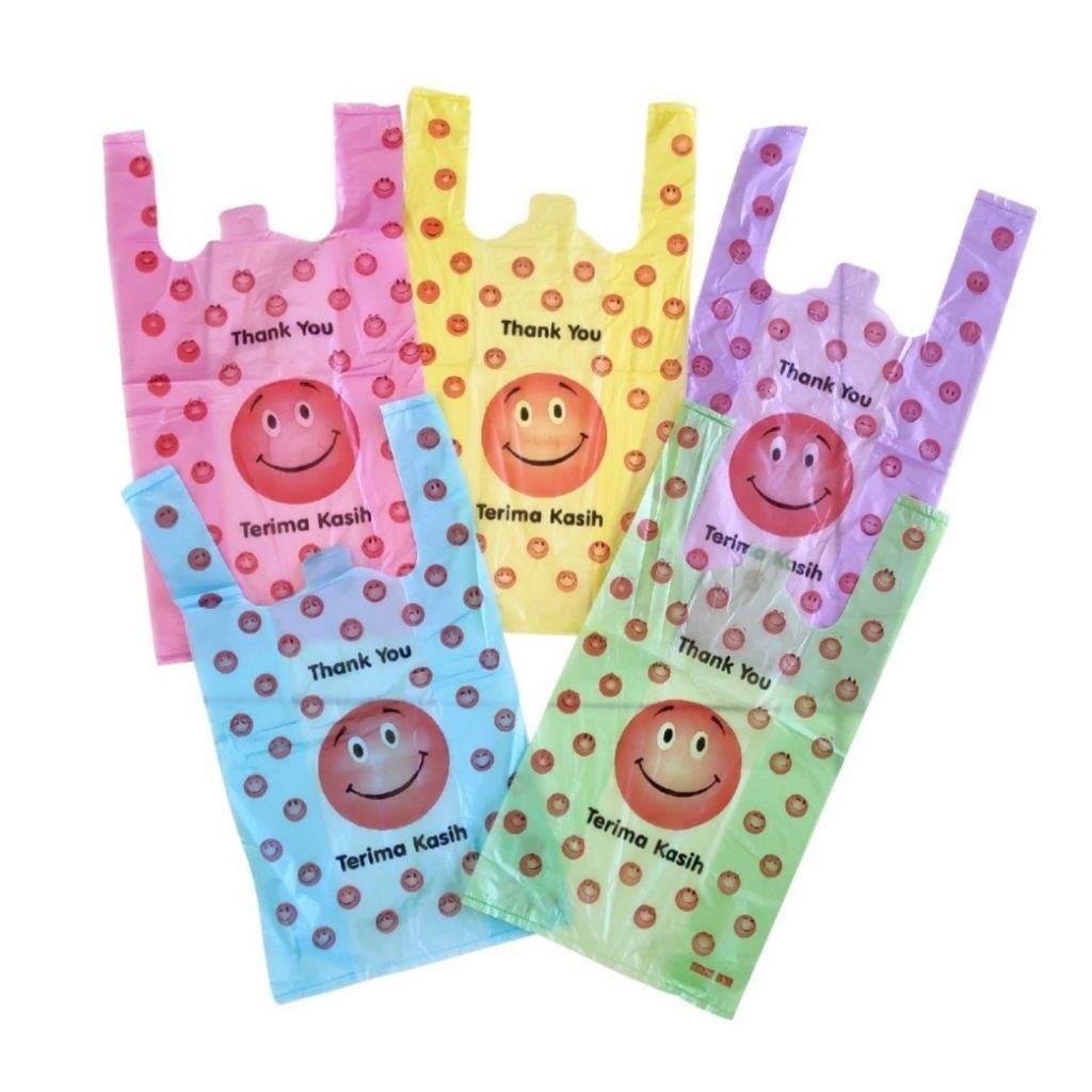 (Isi 50) Kresek Smile Terima Kasih Berkat Hajatan