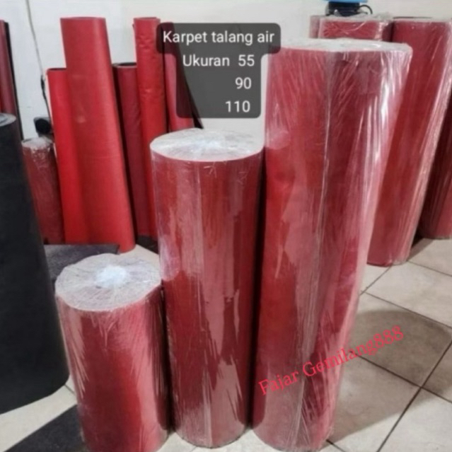 Karpet Talang Air MERAH HITAM