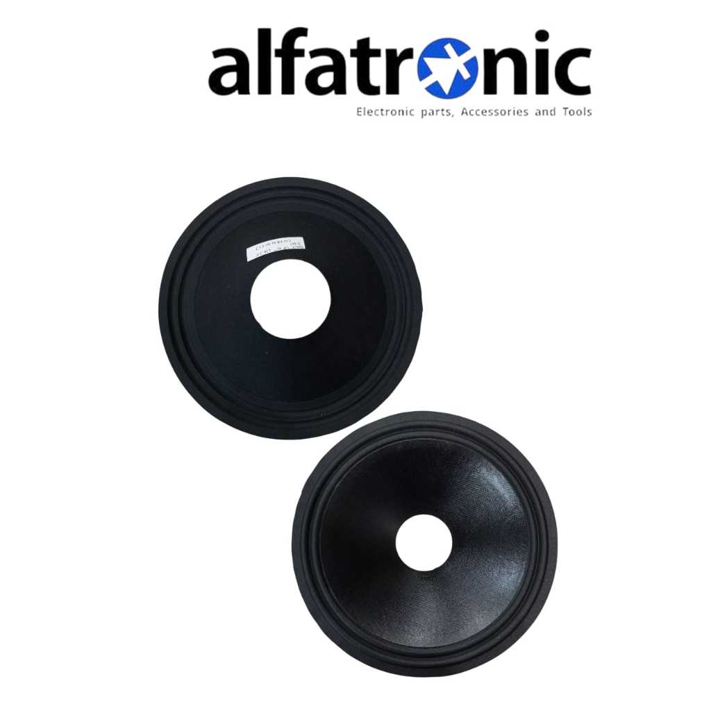 DAUN SPEAKER  10 INCHI LUBANG 2,5 INCHI  2 GELOMBANG  2pcs