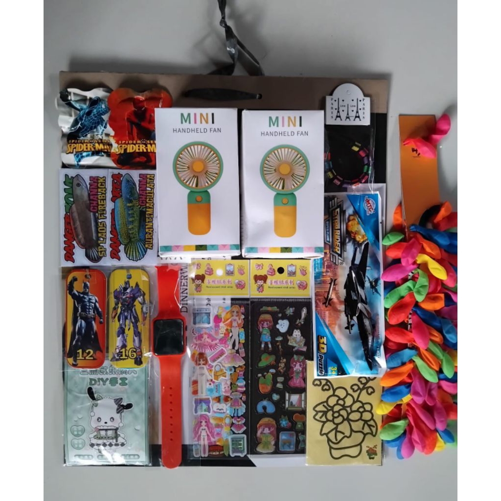 cabutan balon berhadiah mainan