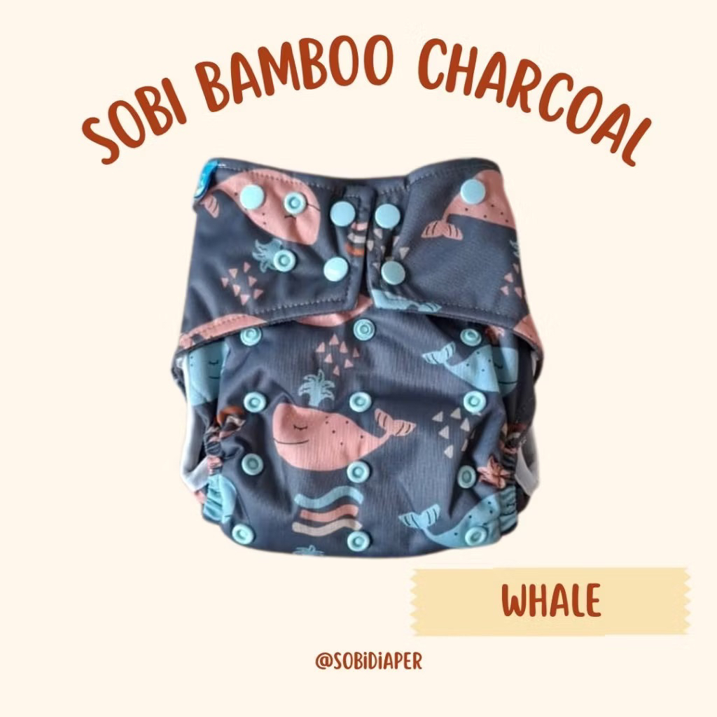 Sobi Bamboo Charchoal COVER NEW bukan Clodi Preloved