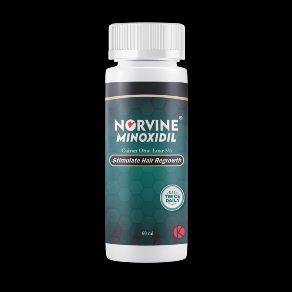 Norvine Minoxidil 5% - Menumbuhkan Rambut, Brewok, Kumis, dan Alis