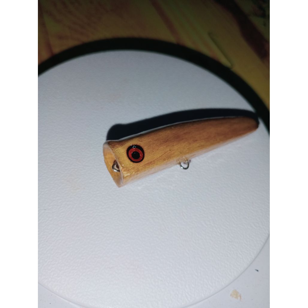 mini popper natural kayu