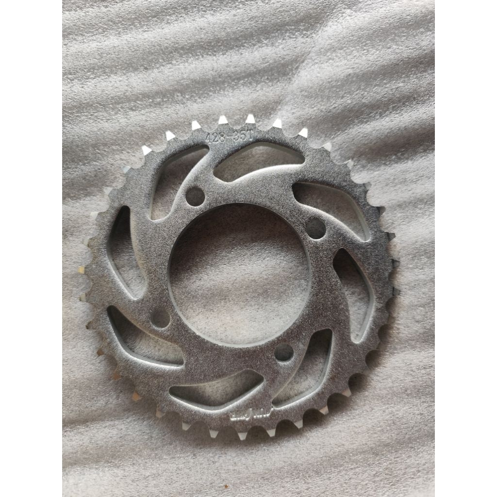 gear belakang gigi tarik sprocket Yamaha 35T RX Z RX S RX KING ALFA FIZR VEGA JUPITER good quality