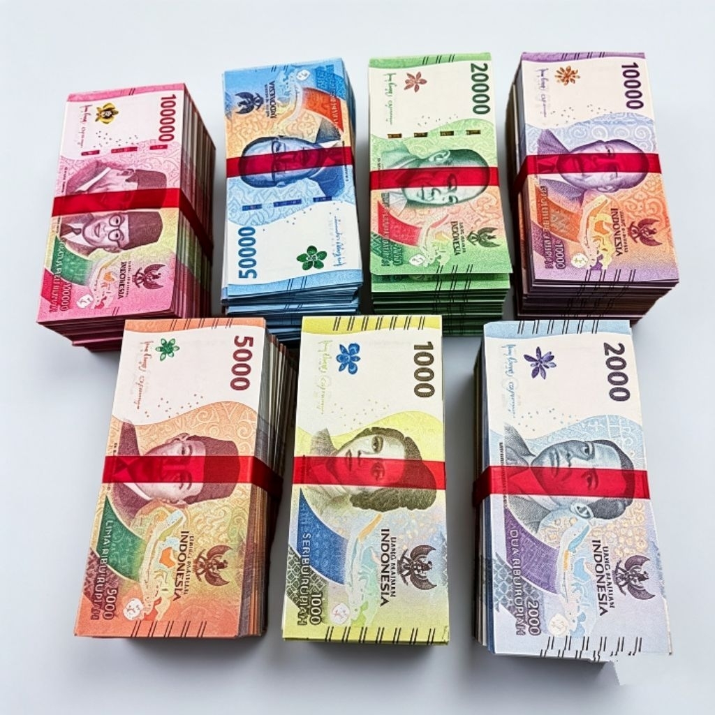 100 Pcs Uang Mainan Seri Terbaru/Uang Monopoli