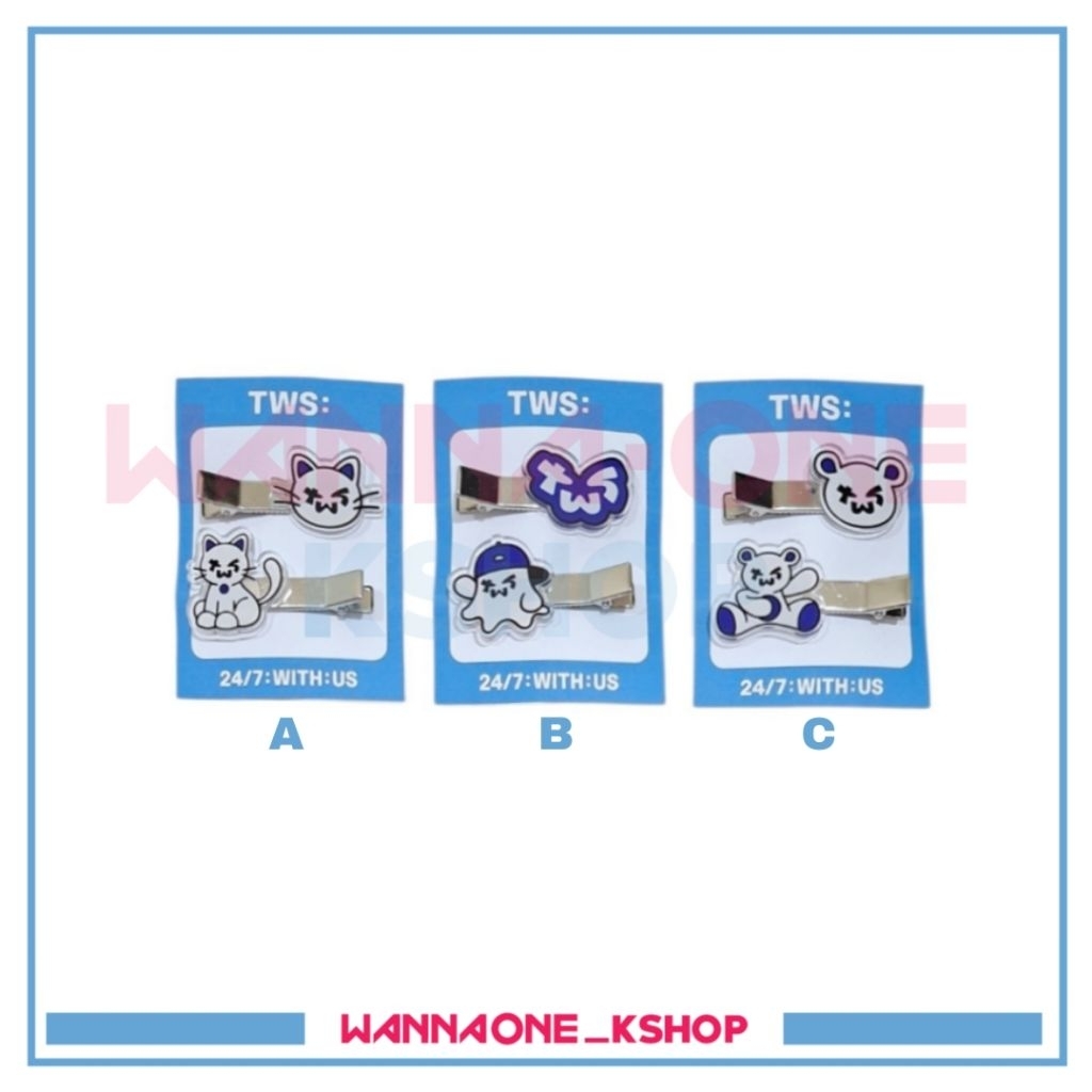 hair clip tws jepit rambut hairclip