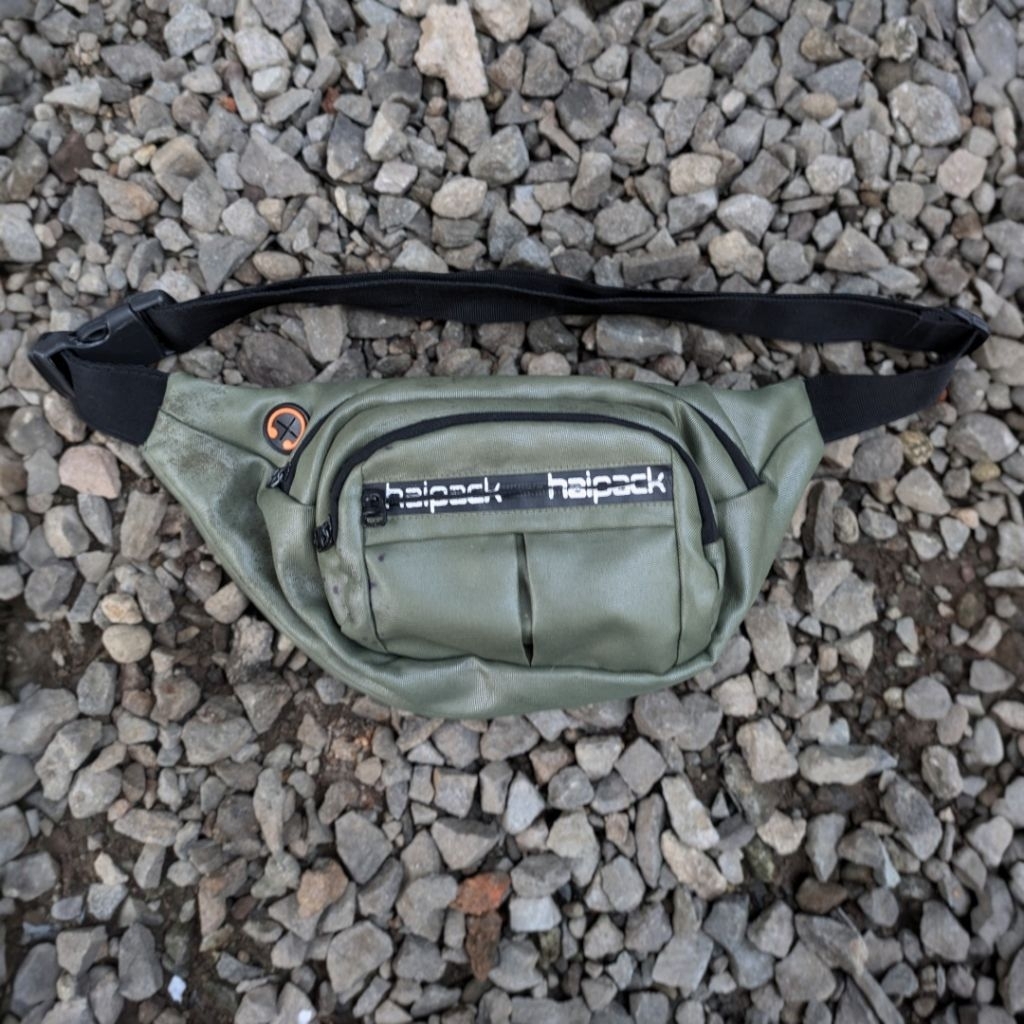 Tas Selempang Pria Haipack1 Slingbag Original Medium Tas Harian Mancing Casual Second - Preloved -Mi