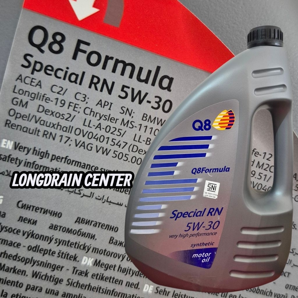 OLI Q8 FORMULA SPESIAL RN 5W30 DEXOS 2 KEMASAN GALON 4 LITER