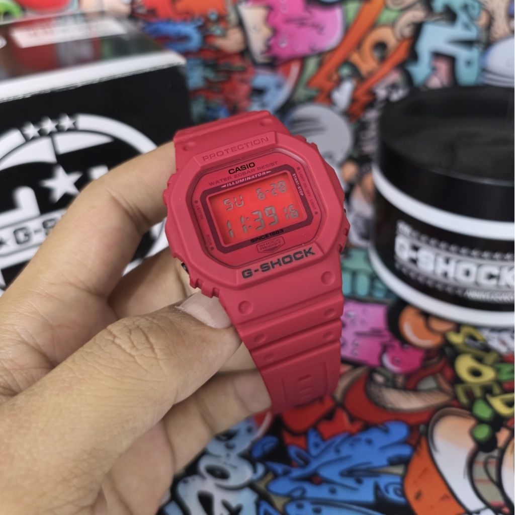 Jam tangan Original Gshock G-Shock DW-5635C DW5635C Redout 35th Anniversary