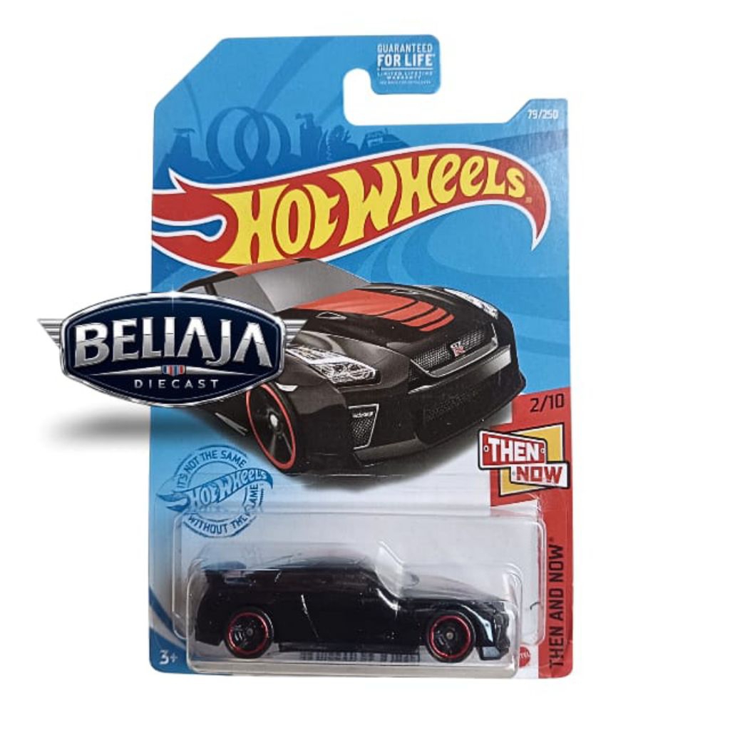 HOT WHEELS NISSAN GT-R R35 BLACK EXCLUSIVE RECOLOR KMART