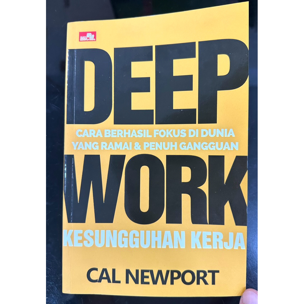Buku Deep Work Cal Newport Original