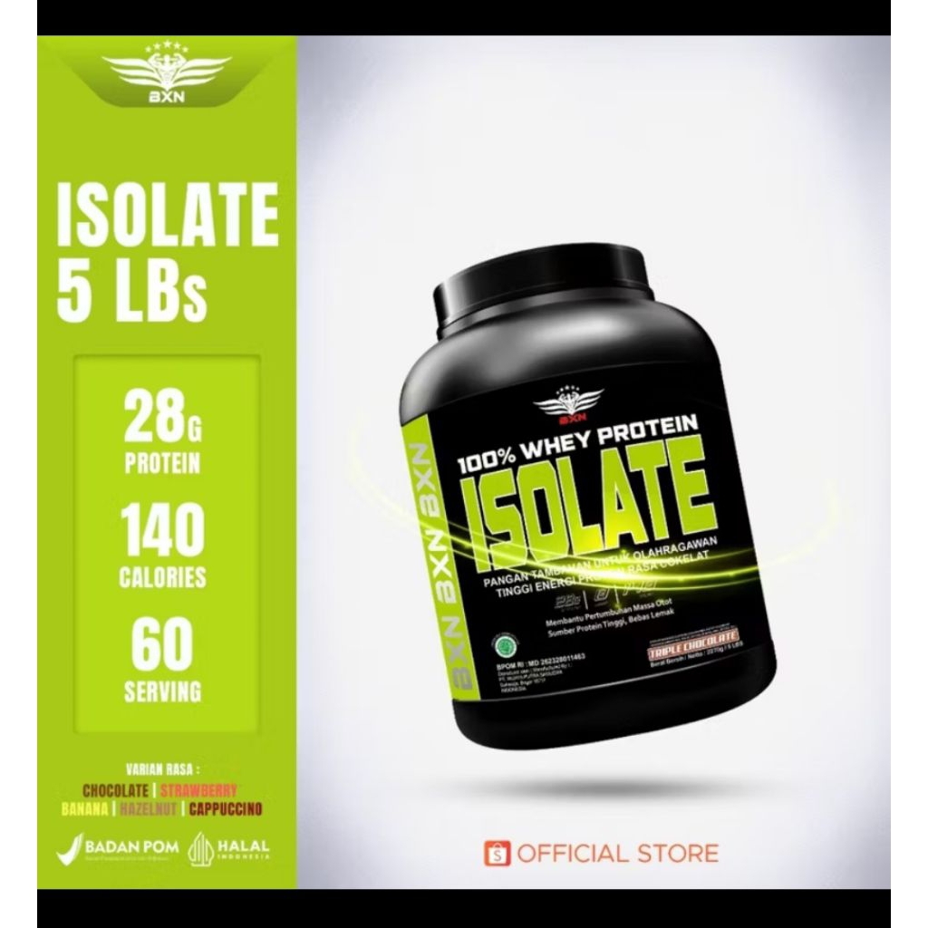 BXN Isolate Whey Protein Isolate 5lb 5 lbs