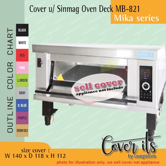 COVER UNTUK SINMAG OVEN DECK MB-821