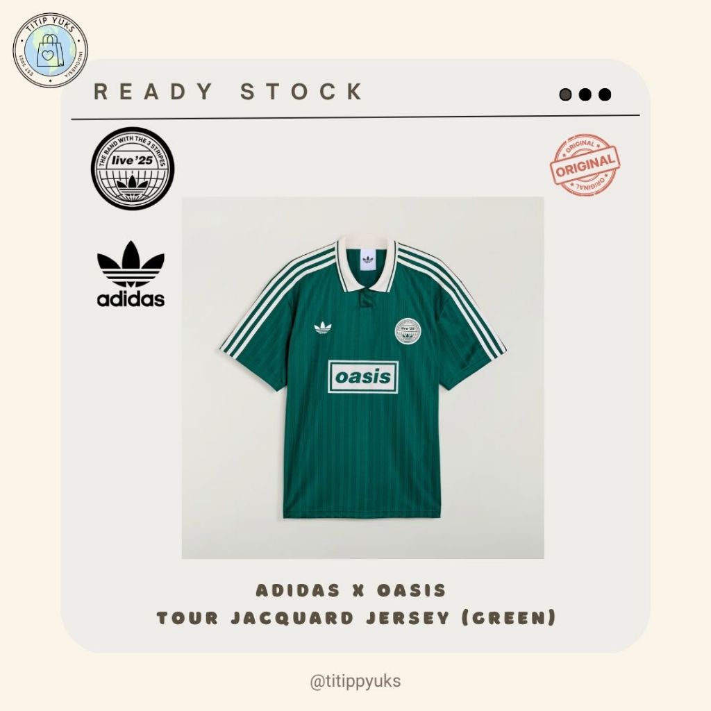 Jersey Adidas X Oasis Green Original