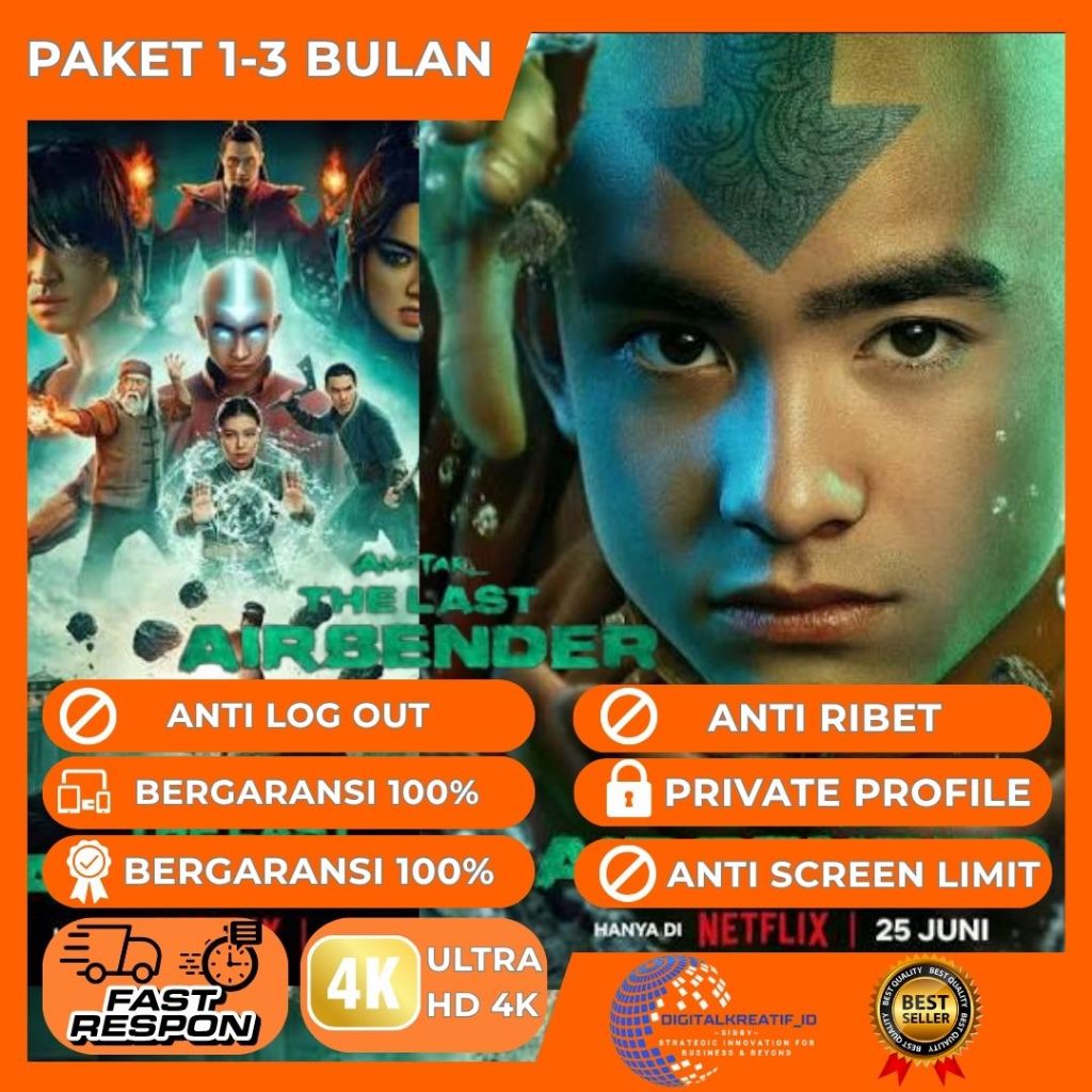 NetflixXx 1 Profil Private 1-3 Bulan | Garansi Full | Anti Logout | 4K UHD