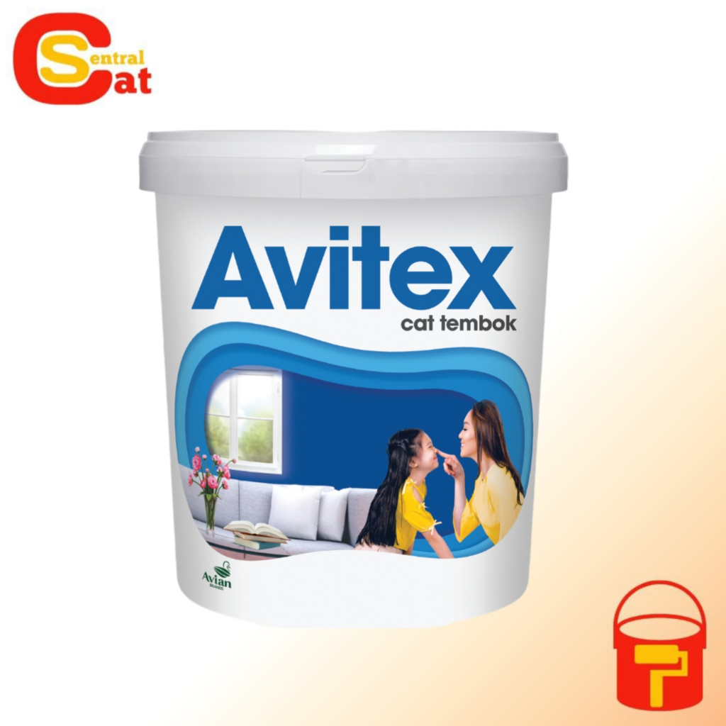 Cat AVITEX EMULSION 25 kg / Cat Tembok dan Plafon Gypsum AVITEX EMULSION 25 kg
