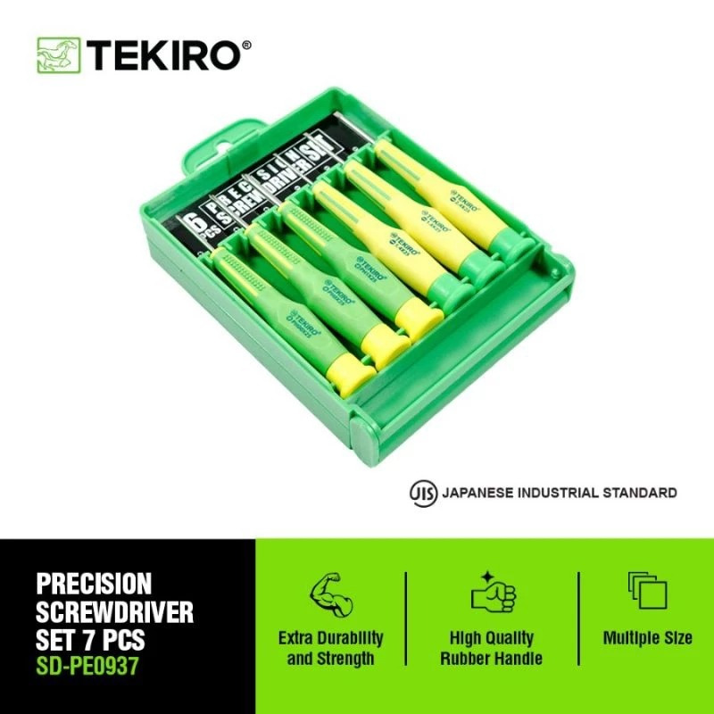 Tekiro Obeng Presisi set Tekiro 6PCS/Obeng Listrik