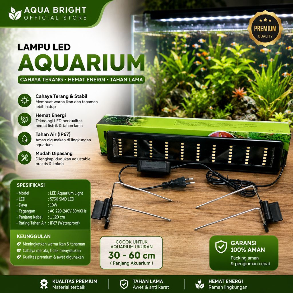 Lampu LED Aquarium KANDILA SERIES RGB S300 S400 S600 S800 S1000  Lampu Akuarium Aquascape