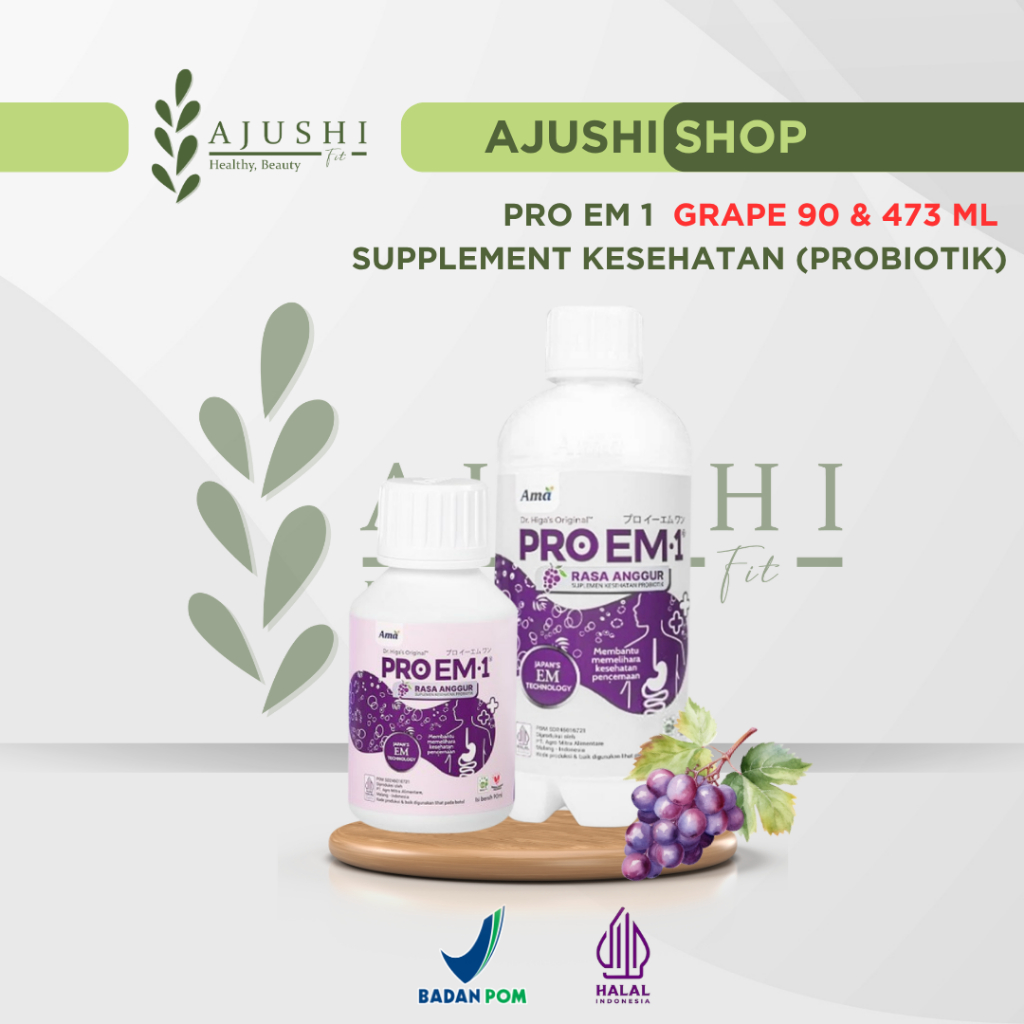 PRO EM1 Rasa Anggur 90ml & 473ml