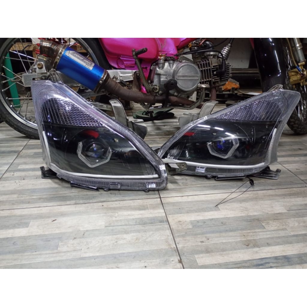 headlamp lampu depan Avanza Xenia 2012 2015 original custom projektor biled berkualitas harga satu p
