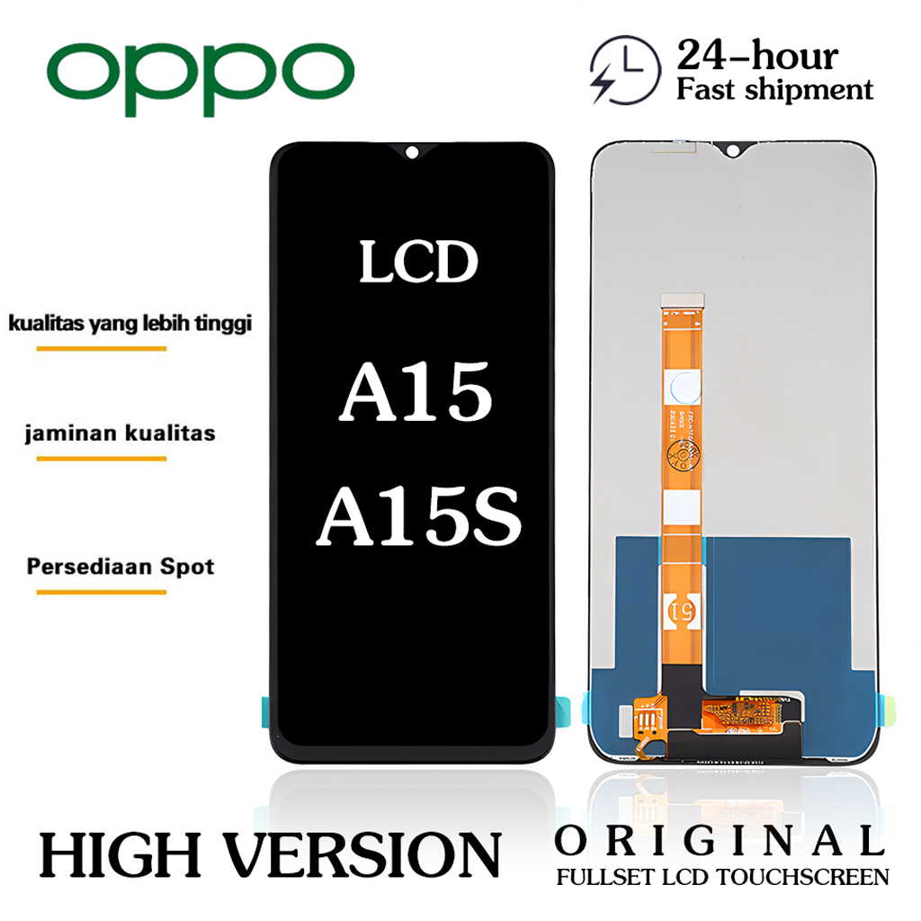 LCD TOUCHSCREEN  OPPO A15 A15S Complete Original. Oppo