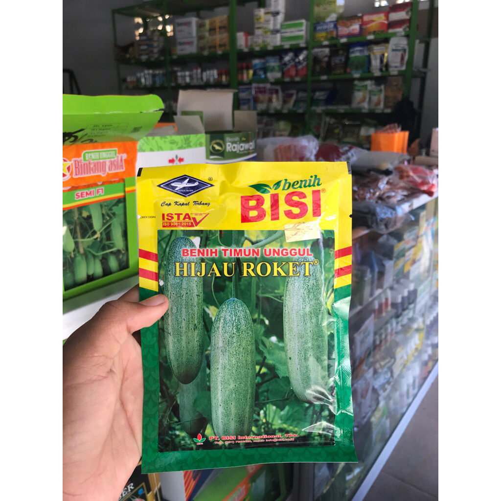 benih timun unggul HIJAU ROKET 50gr