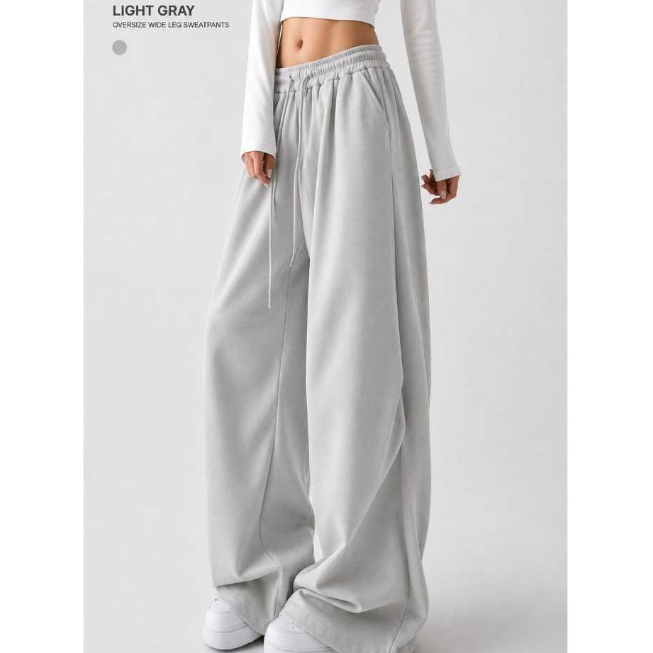Sweatpants Baggy Loose Pants Casual unisex Celana Gombrang