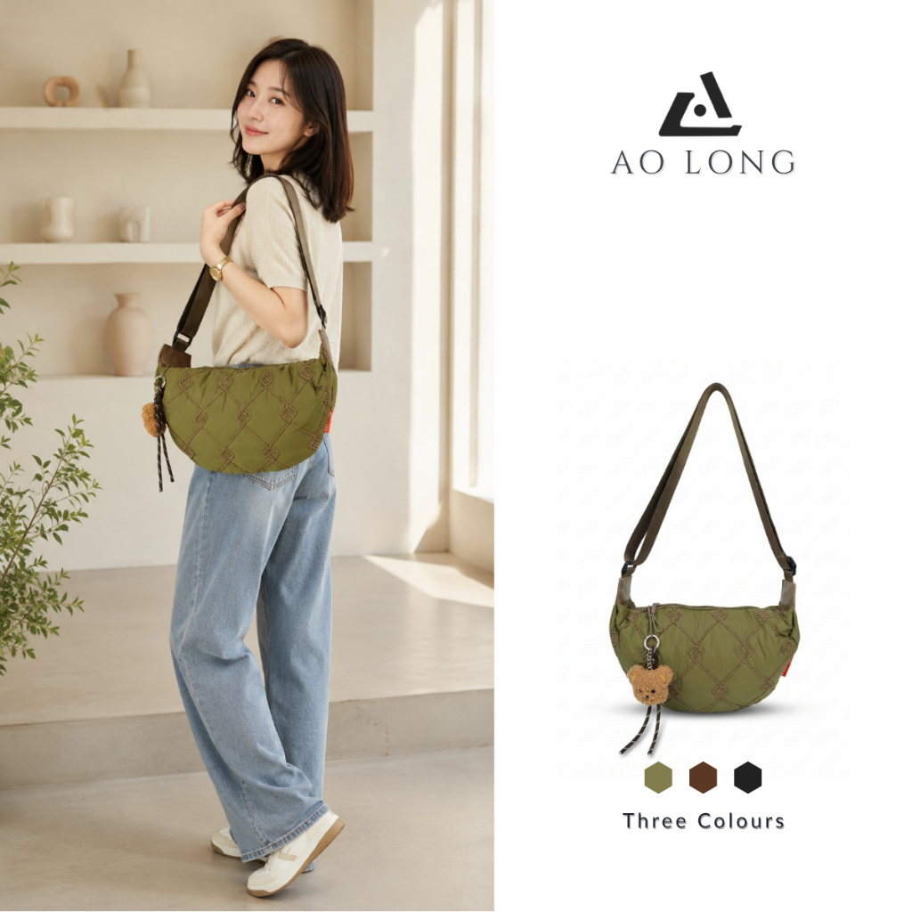 AOLONG AURELI 5066# - Tas Slempang Unisex Anti Air Cocok untuk Travel