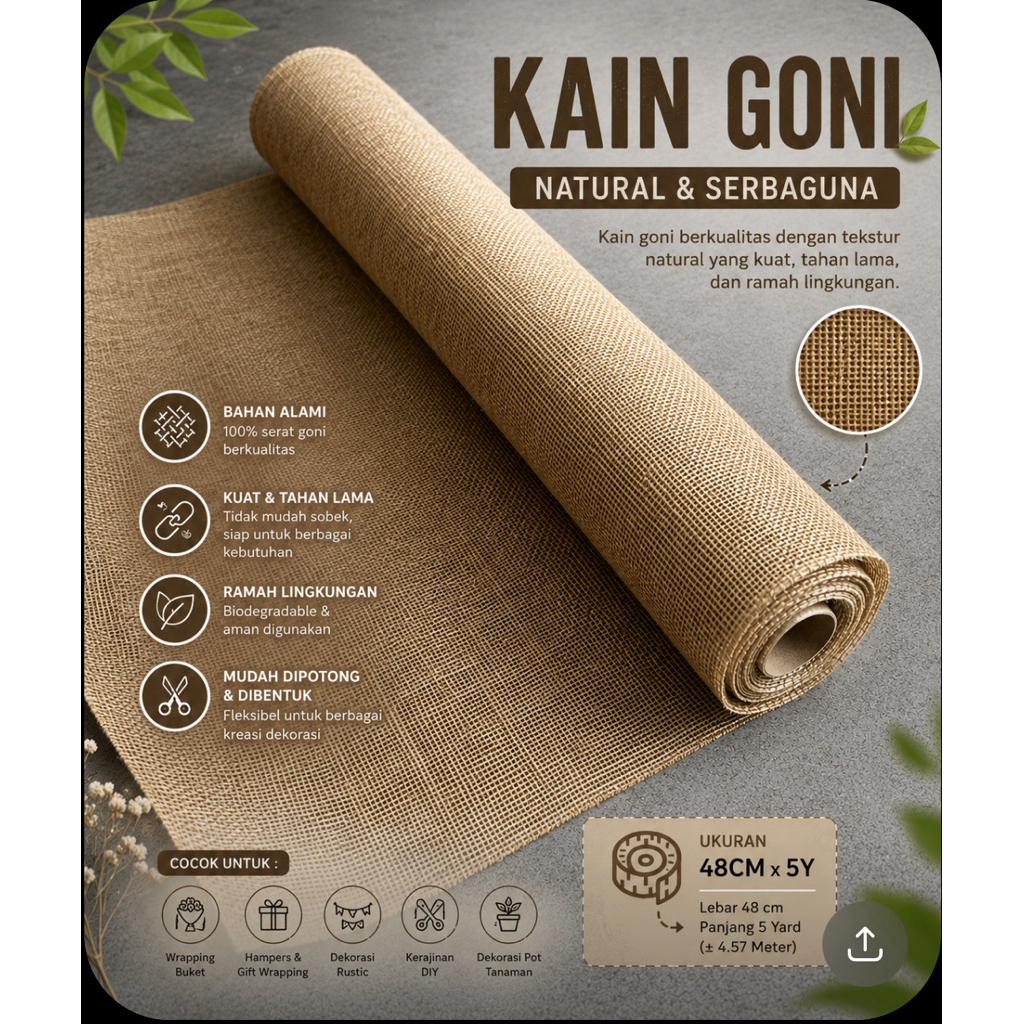 Kain Goni Bouqet, Kain Goni DIY, Kain goni Thumbelina