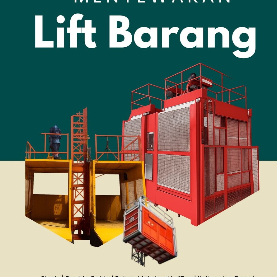 Lift Barang Cargo Lift Material Lift Konstruksi Proyek