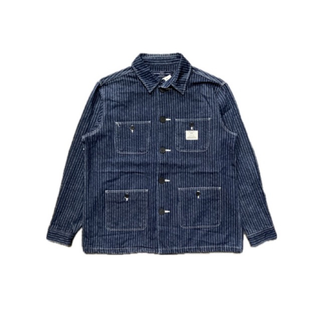 chore jacket blue water urban garment second / jacket coat blue water urban garment