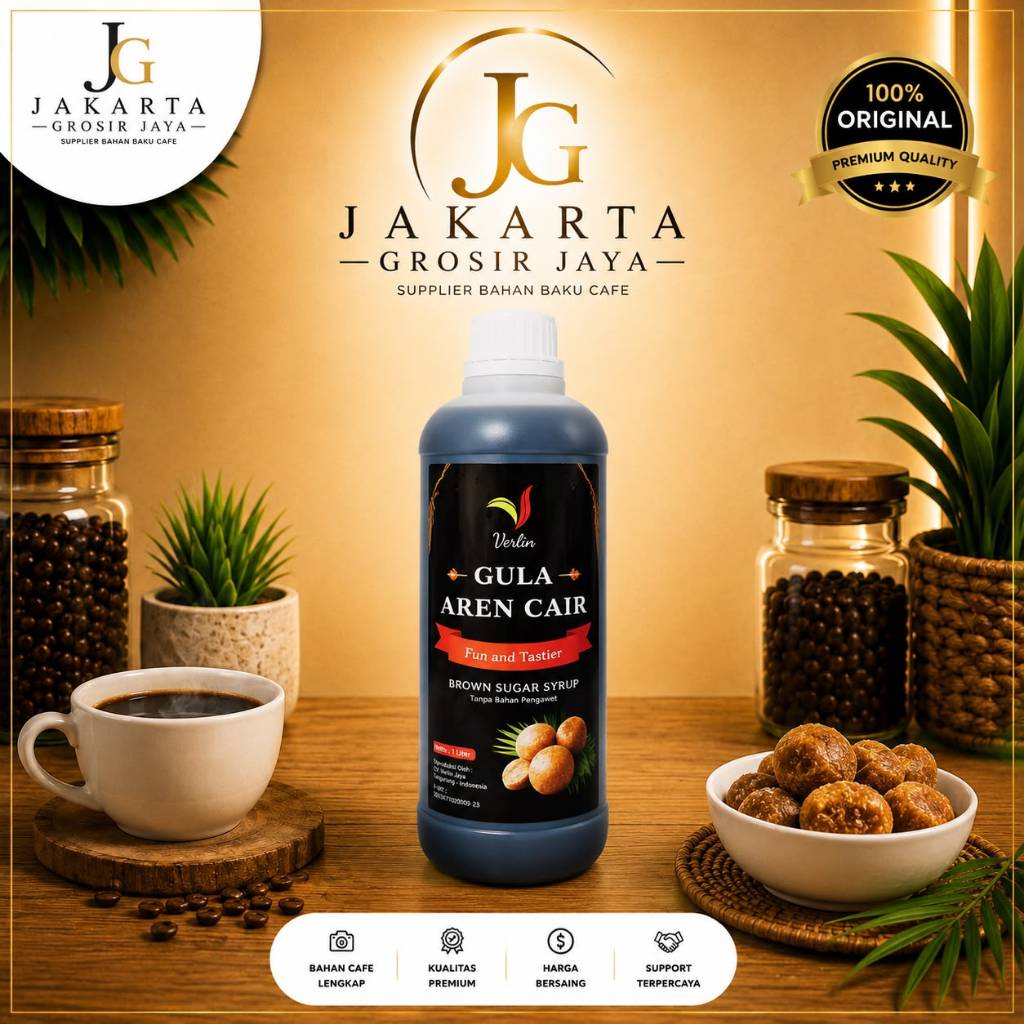 VERLIN GULA AREN CAIR 1 KG - GULA AREN CAIR 1 LITER