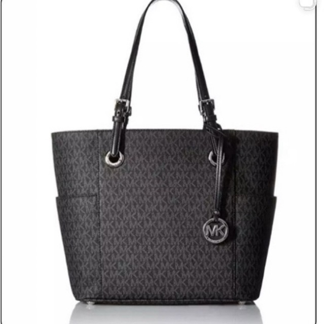 preloved mk js tote sig black