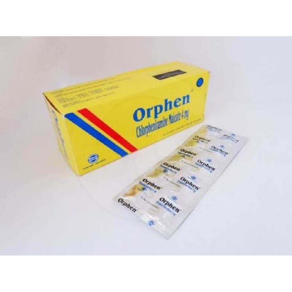 Orphen Obat Anti Alergi Dewasa Dan Anak anak 10 Tablet|Perstrip