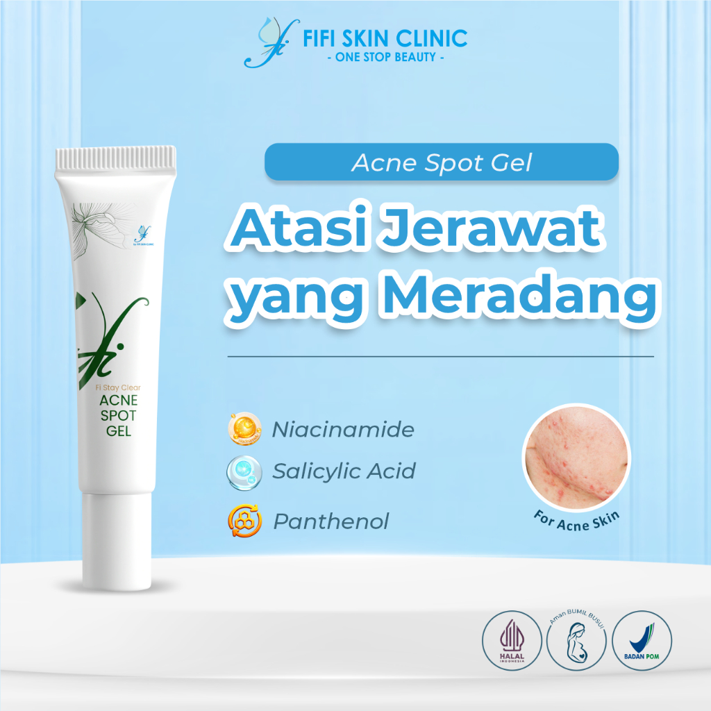 FI ACNE SPOT GEL dr Fifi Festiany FIFI SKIN CLINIC / Obat Jerawat Totol Kemerahan / BPOM