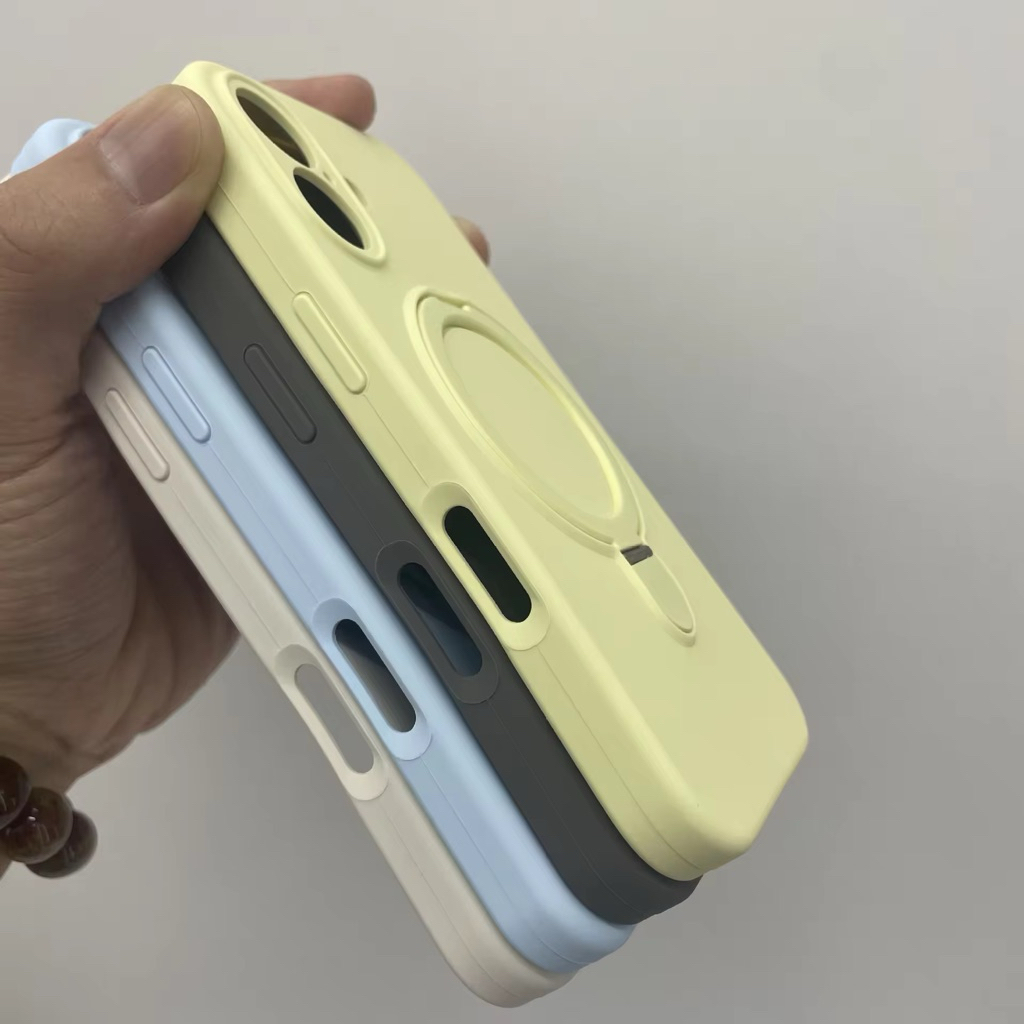 Casing Multifungsi Standing 360 Derajat Case For Iphone 13 14 15 16 17 Plus Pro Max Magnetic Case Le