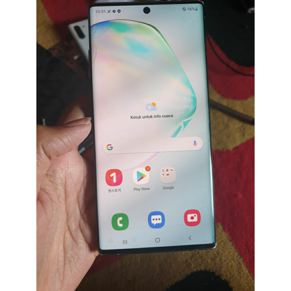 lcd samsung note 10 plus mulus minus ringan