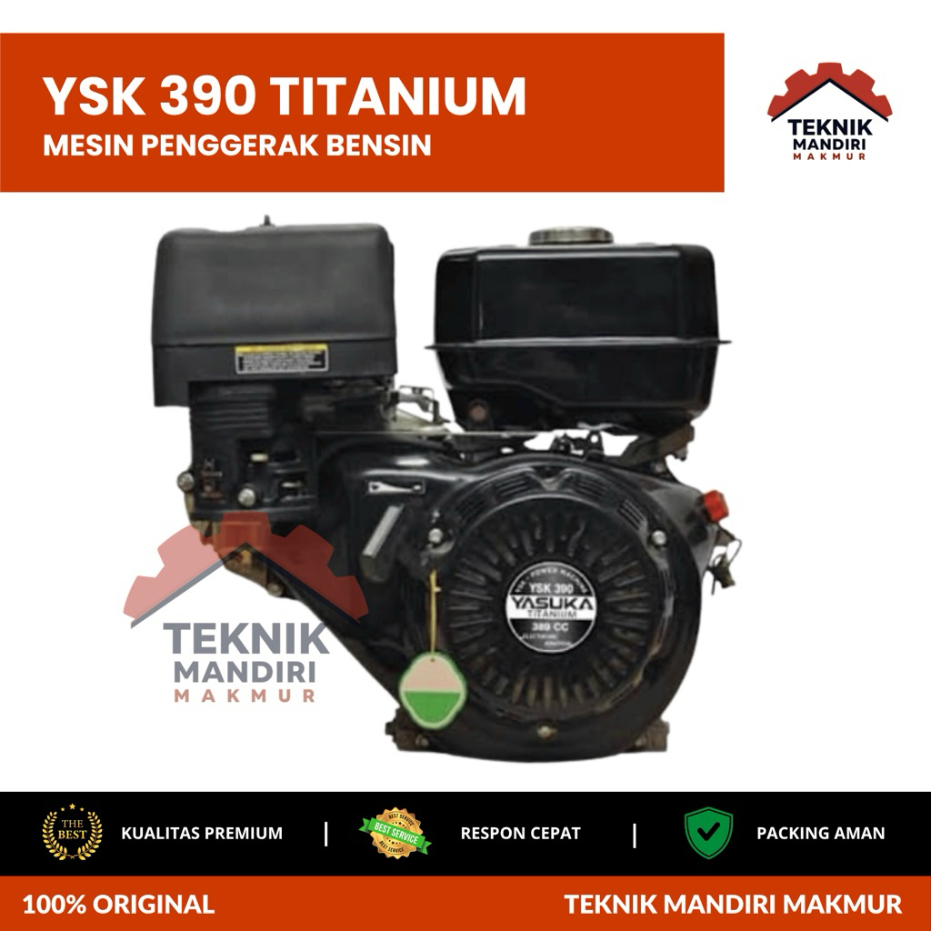 YSK 390 EXC YASUKA TITANIUM | GASOLINE ENGINE GX390 Yasuka TITANIUM | Mesin Penggerak Bensin | Mesin
