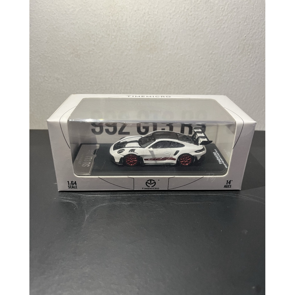 Time Micro Porsche 911 GT3 RS White, Time Micro Porsche 911 GT3 RS Black, Mini GT Nissan Silvia S15 