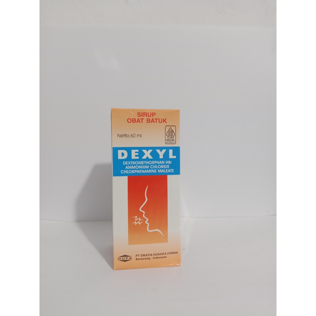 Sirup Obat Batuk Dexyl 60ml Dextromethorphan HBr Halal PT Gratia Husada Farma