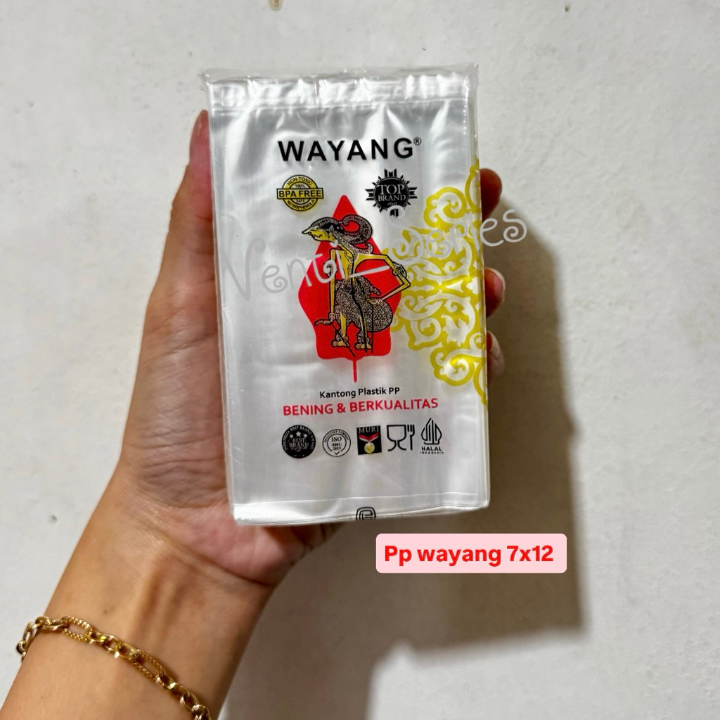 PP Wayang 7x12 / Plastik Wayang 7x12 / Plastik bungkus 7x12 / Plastik bening 7x12