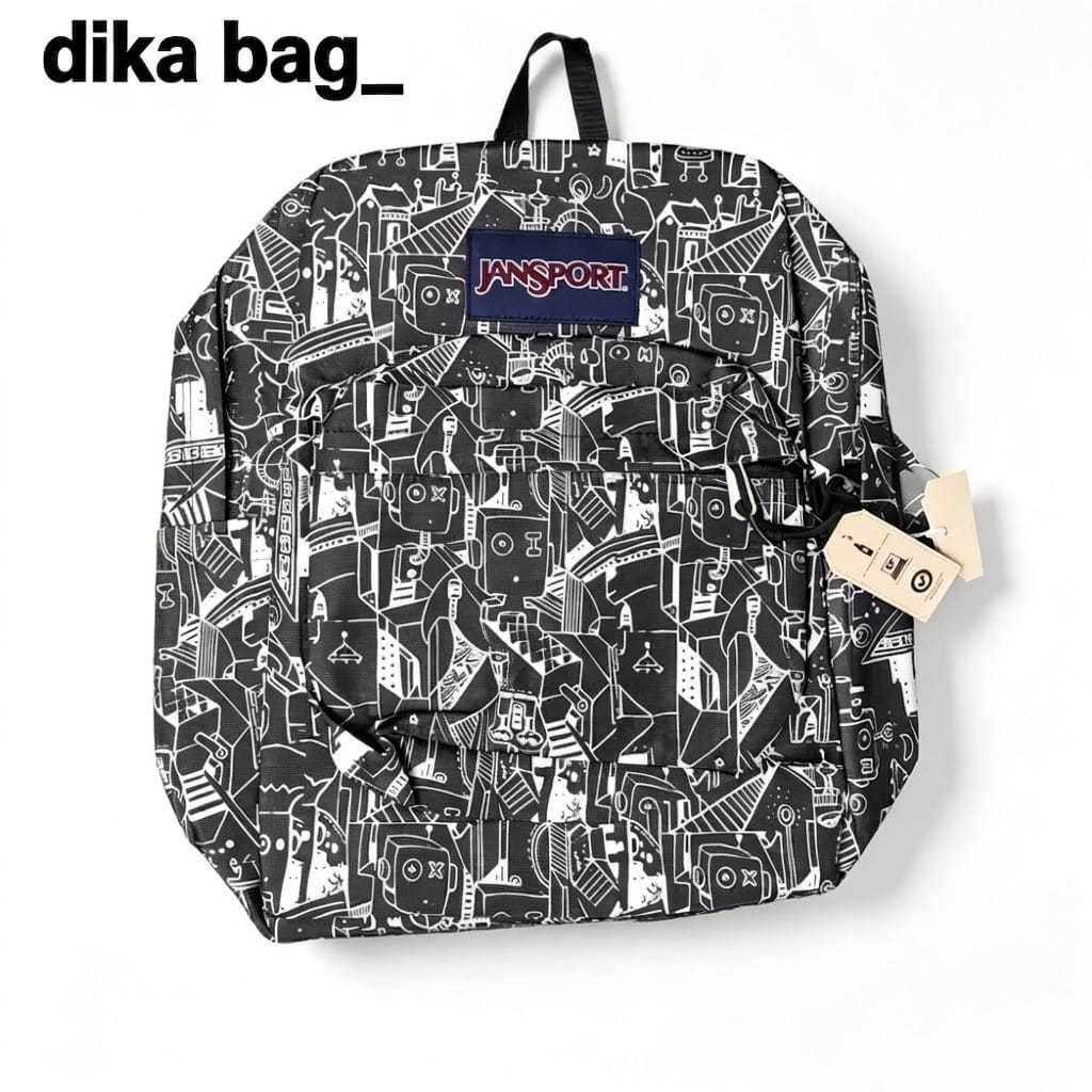 Tas Ransel Jansport Premium Motif Abstrak Robot