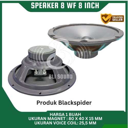 SPEAKER 8WF FULL RANGE 8 INCH SPEAKER KOMPONEN 8 WF