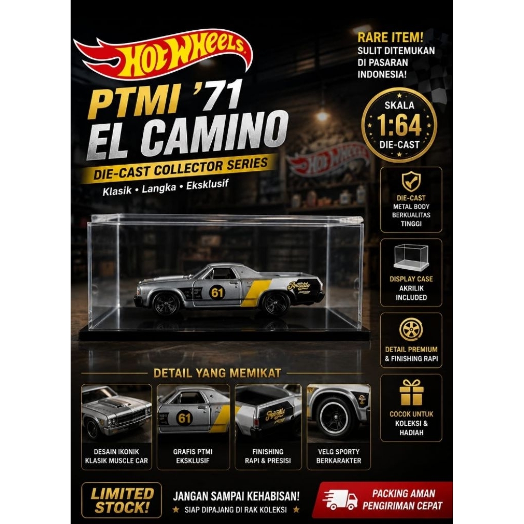 Hot Wheels PTMI '71 El Camino.