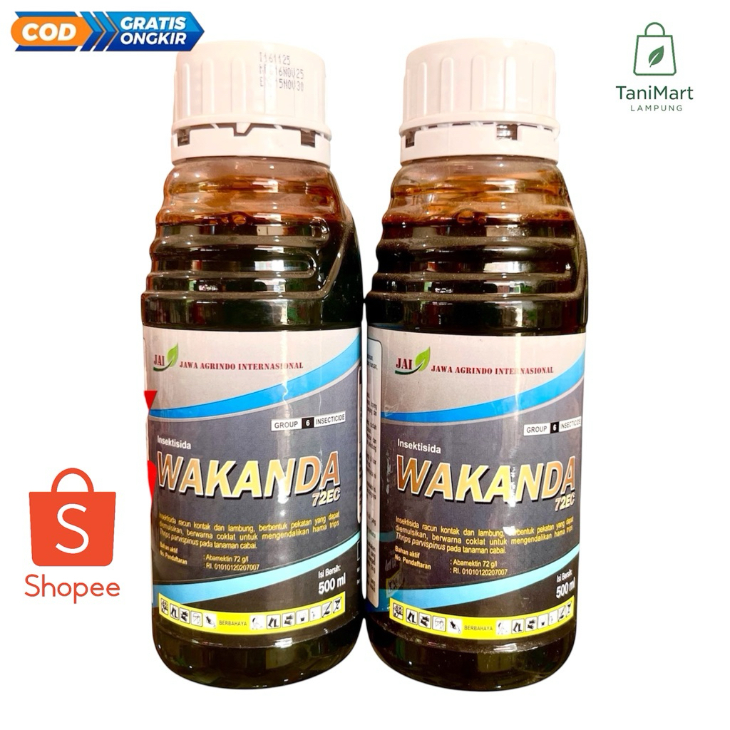 INSEKTISIDA WAKANDA 72 EC 500ml ABAMEKTIN 72 G/L PENGENDALI THRIPS