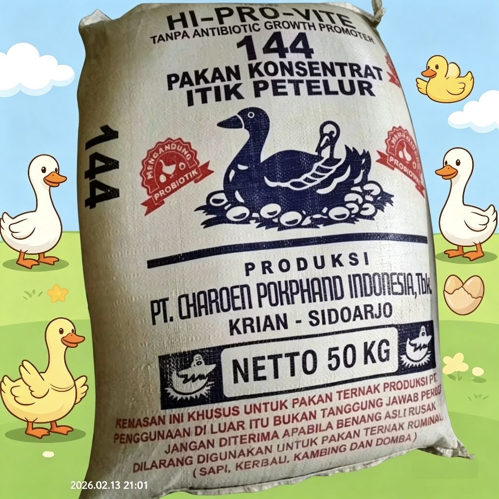 Hi pro vite 144 konsentrat itik petelur