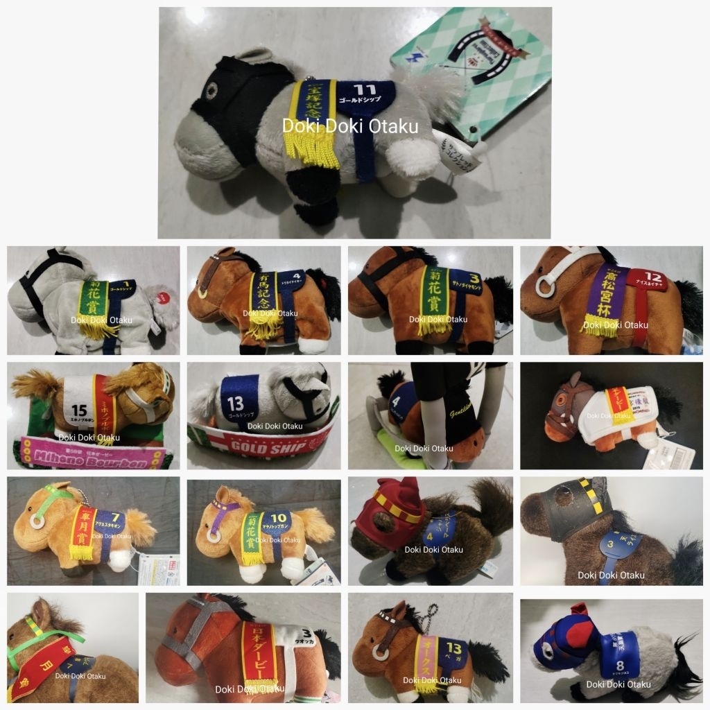 Uma Musume Kuda Balap Thoroughbred Collection Mascot Horse Racing Plush Original