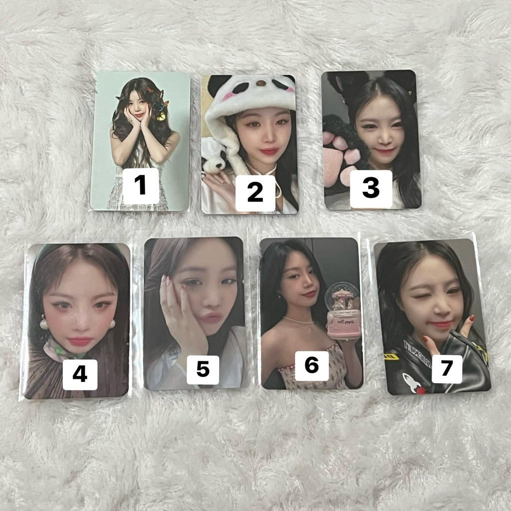 Photocard (PC) Official Seo Soojin ex I-DLE (G)I-DLE GIDLE IDLE POCA Part 3