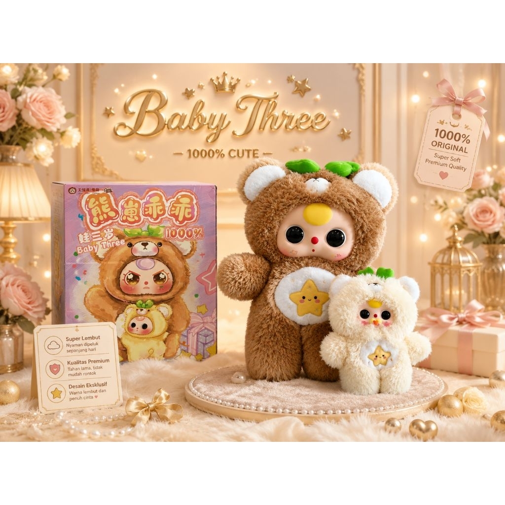 Baby Three 1000% Original Ready Indonesia