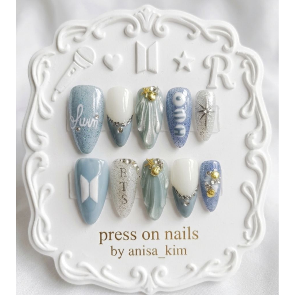 Press on nails BTS